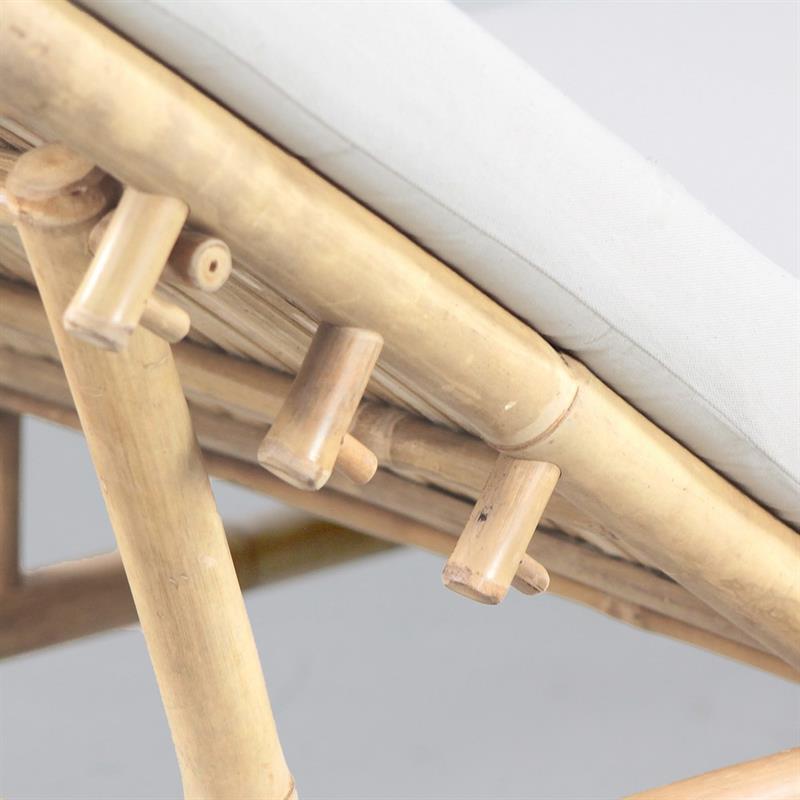 BAMBOO LETTINO 199X74X83CM BIANCO