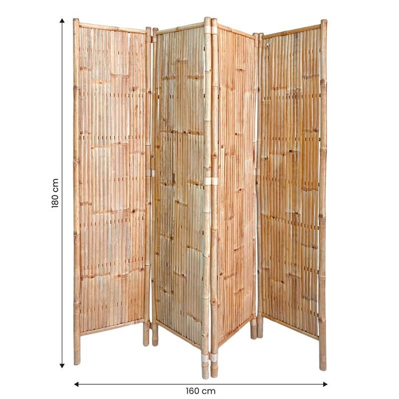 BAMBOO PARAV. 4/PANNELLI 160X180CM