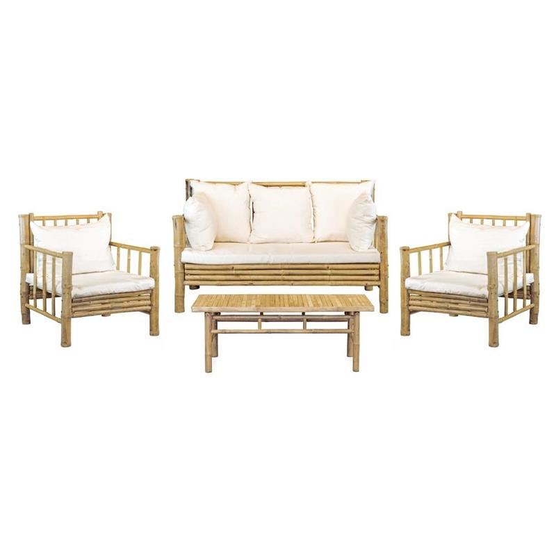BAMBOO SET GIARDINO YASMIN 4 POSTI