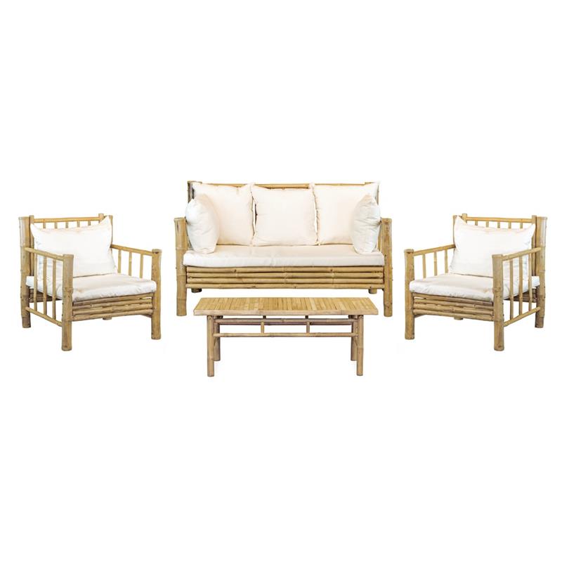 BAMBOO SET GIARDINO YASMIN 4 POSTI