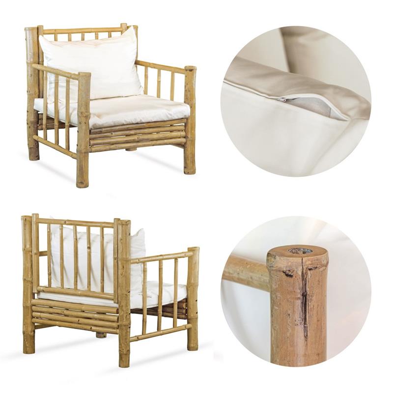 BAMBOO SET GIARDINO YASMIN 4 POSTI