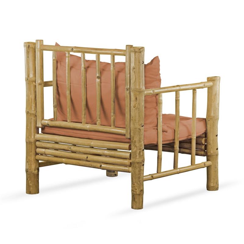 BAMBOO SET GIARDINO YASMIN 5 POSTI TERRACOTTA