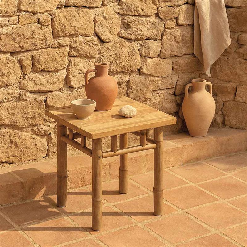 BAMBOO TAVOLINO 40X40X47CM