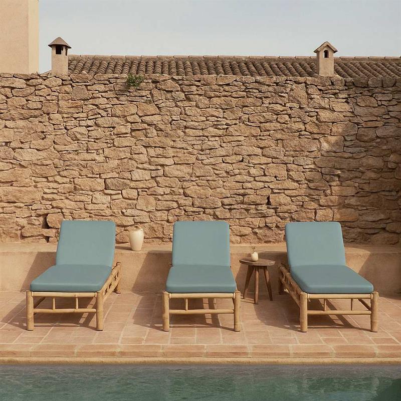 BAMBOO LETTINO 199X74X83CM BLU
