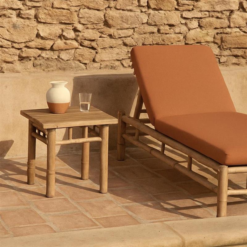 BAMBOO LETTINO 199X74X83CM TERRACOTTA