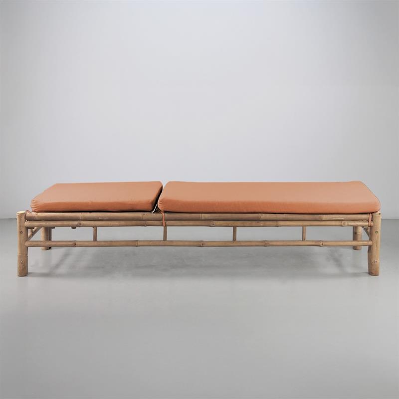 BAMBOO LETTINO 199X74X83CM TERRACOTTA