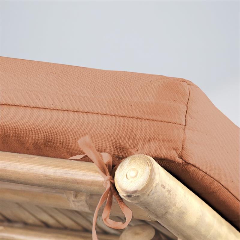 BAMBOO LETTINO 199X74X83CM TERRACOTTA