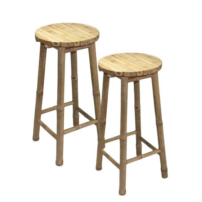 BAMBOO SGABELLO BAR 35X35X70