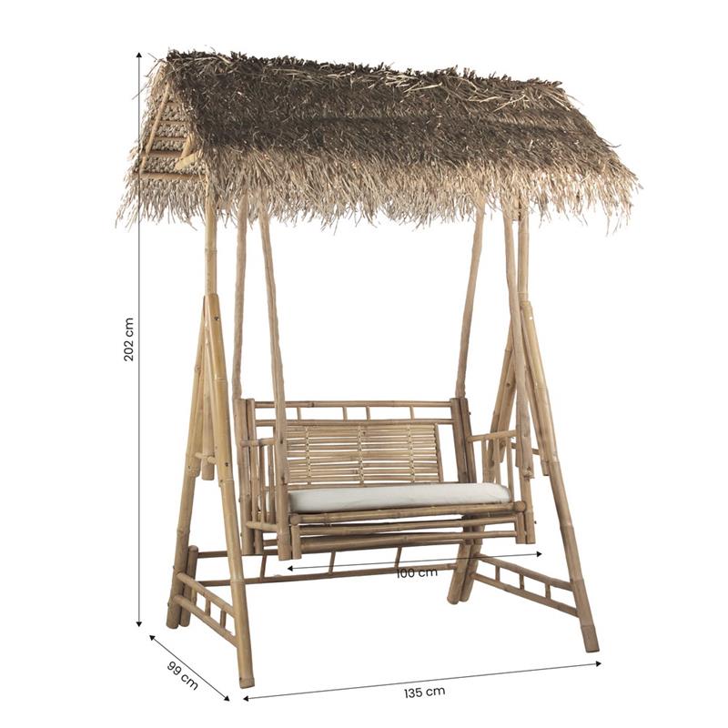 BAMBOO DONDOLO CUSCINO BIANCO
