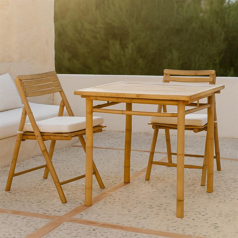 BAMBOO SEDIA PIEGHEVOLE 68X55X84 CM