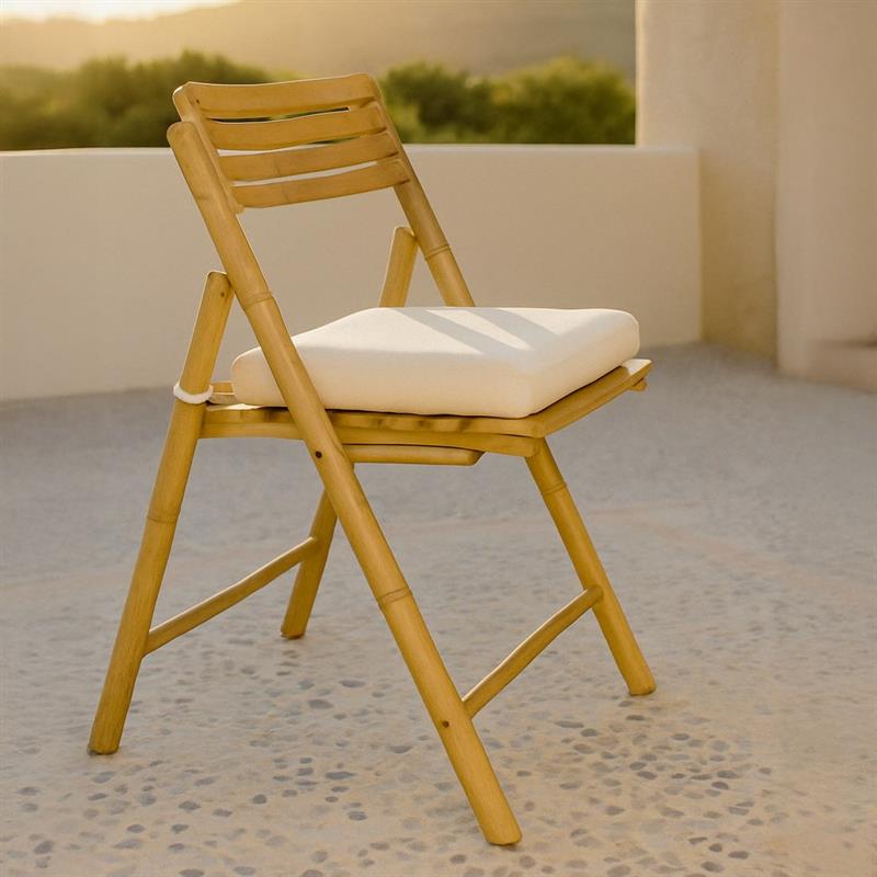 BAMBOO SEDIA PIEGHEVOLE 68X55X84 CM