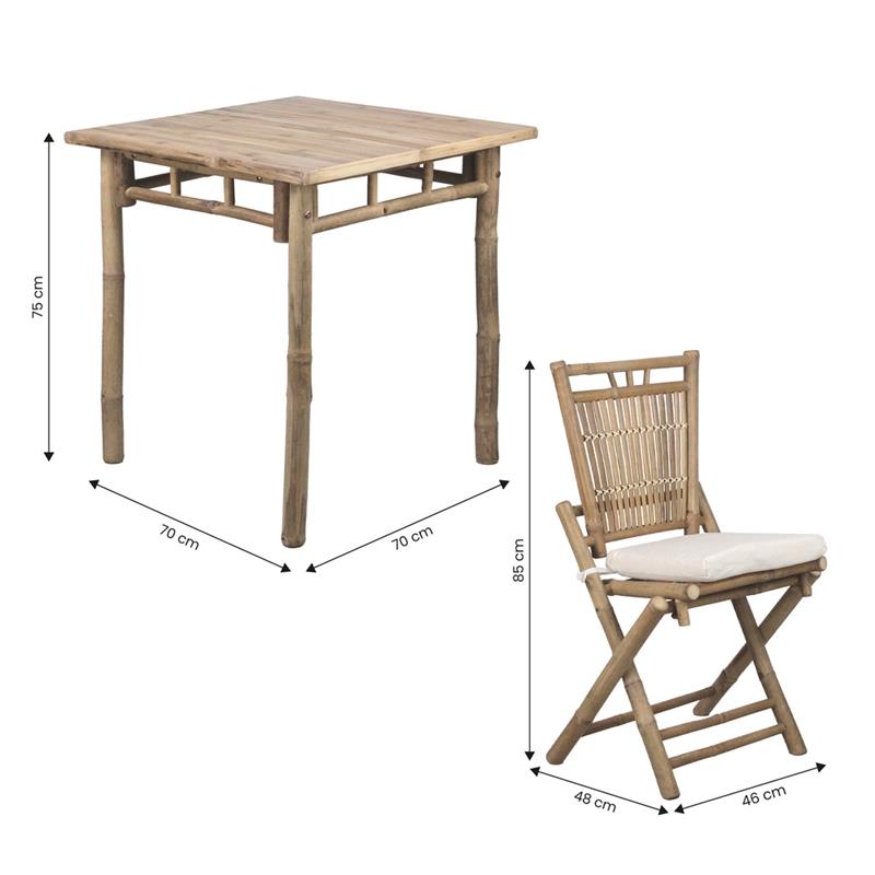 BAMBOO SET BAR QUADRATO