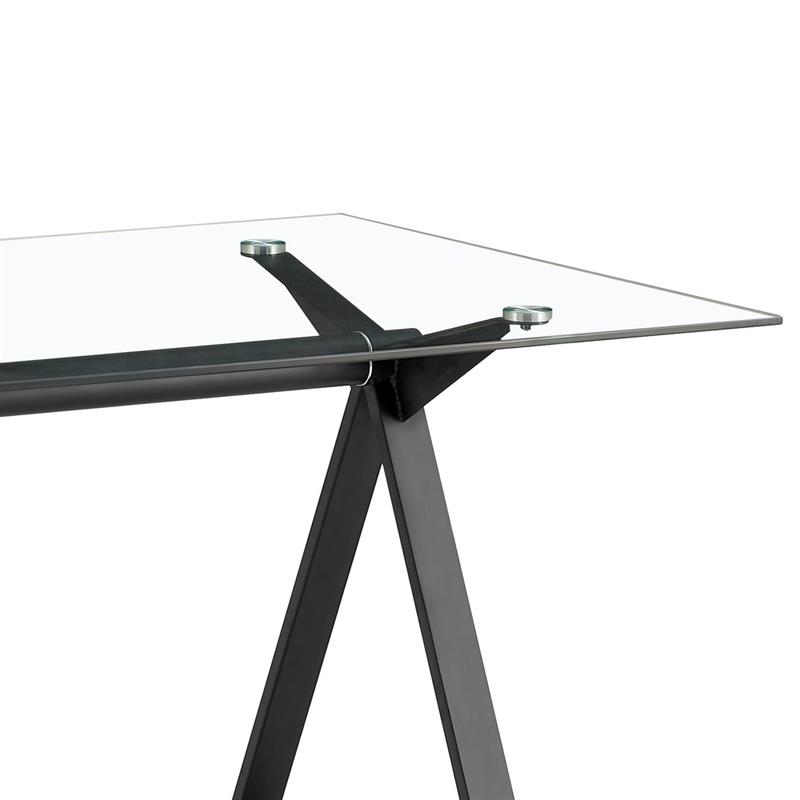 SMART SCRIVANIA NERA 150X90X75 CM