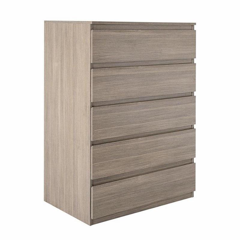 VALE CASSETTIERA 5 CASSETTI NOCE 76,8X50X113 CM