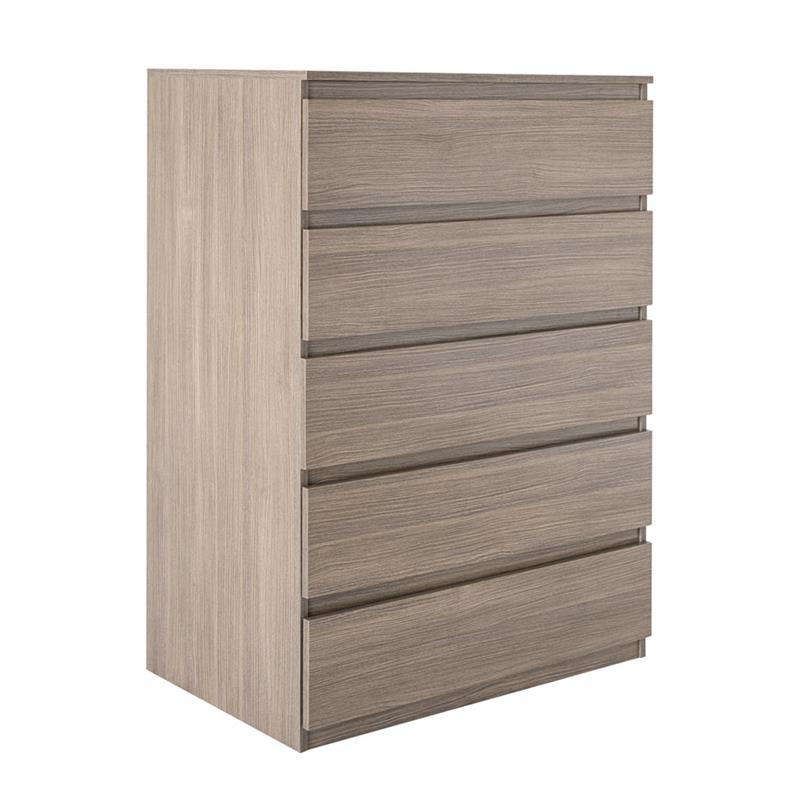 VALE CASSETTIERA 5 CASSETTI NOCE 76,8X50X113 CM