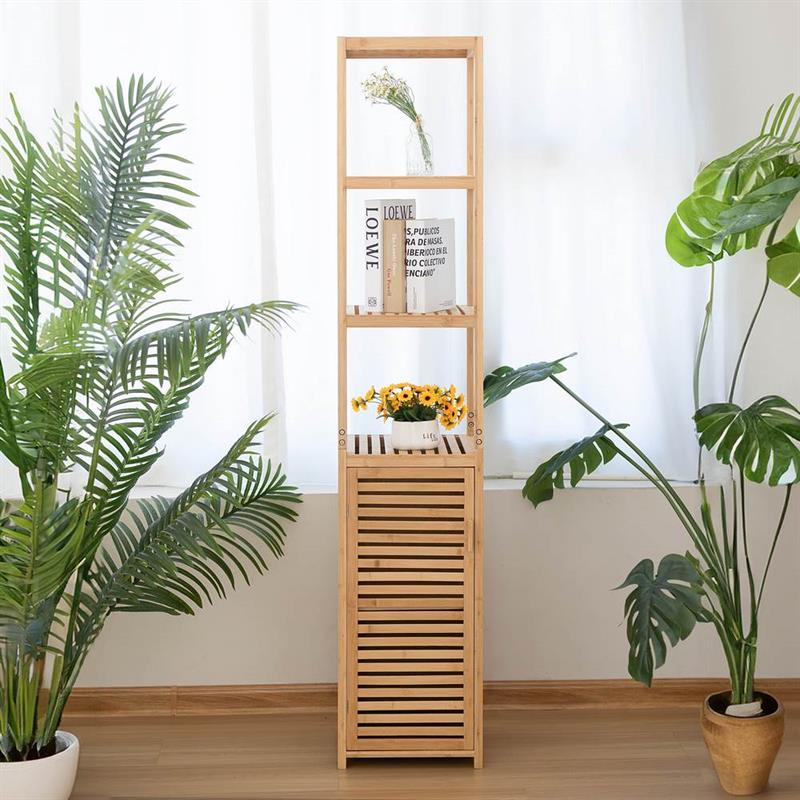 MOBILE COLONNA IN BAMBOO 33X33X169 CM