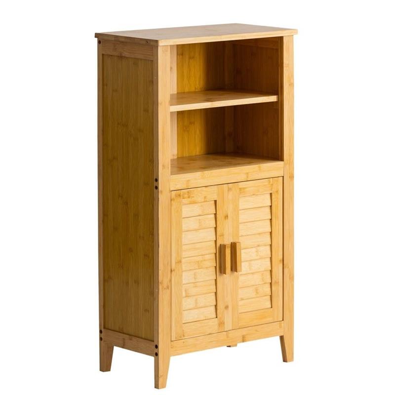 MOBILE IN BAMBOO 2 ANTE E 2 RIPIANI 50X25X92 CM