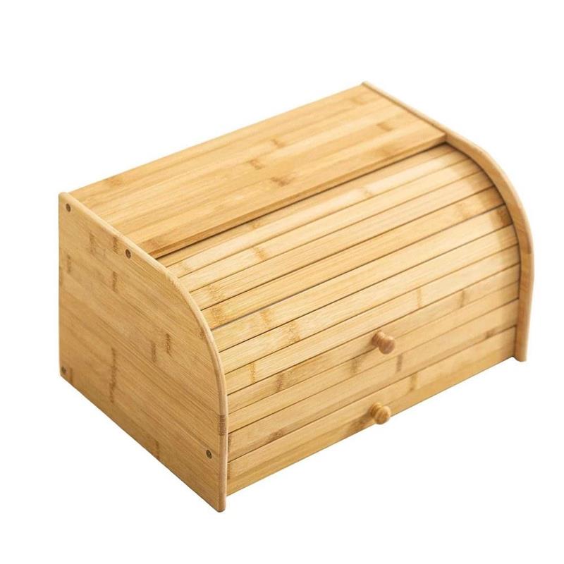 PORTAPANE BAMBOO CON CASSETTO 40X27X21,5 CM
