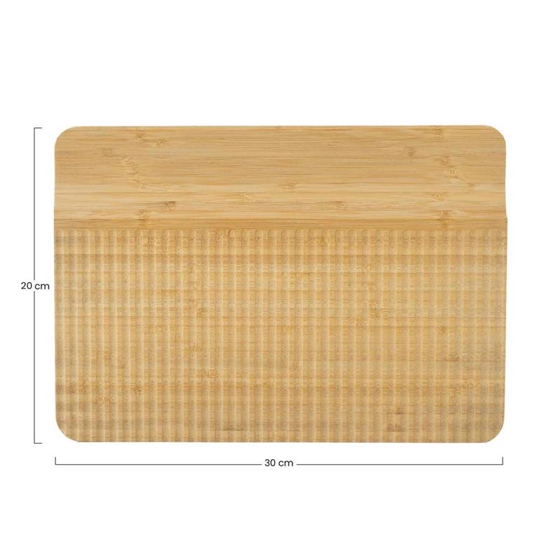 TAGLIERE IN BAMBOO NATURAL 30X20X1,6 CM