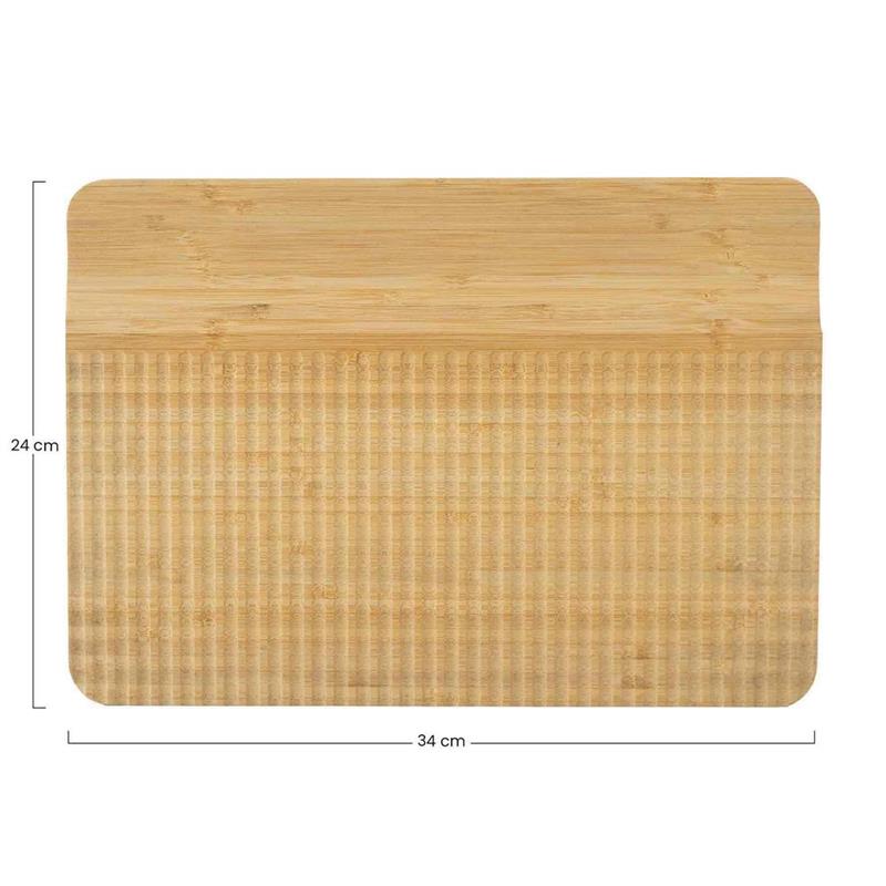 TAGLIERE IN BAMBOO NATURAL 34X24X1,6 CM