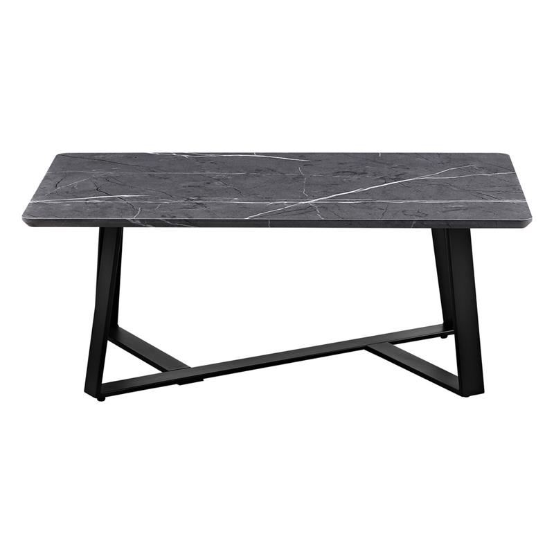 VALENCIA TAVOLINO MARMO GRIGIO SCURO 90X55X35 CM