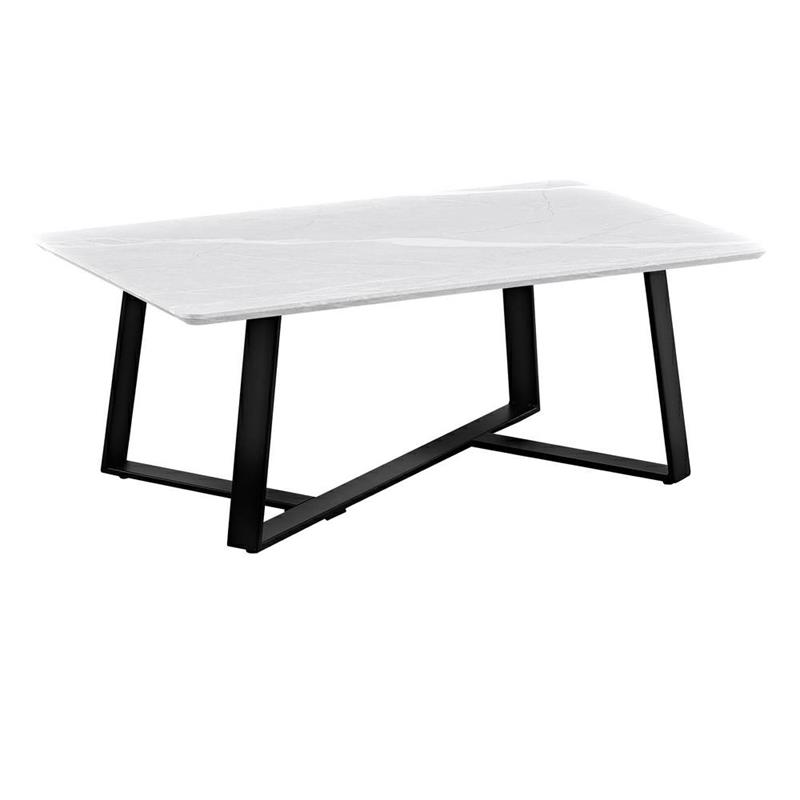 VALENCIA TAVOLINO MARMO GRIGIO CHIARO 90X55X35 CM