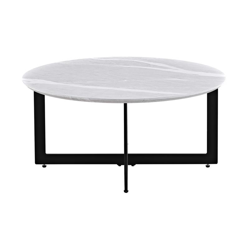 YARA TAVOLINO MARMOGRIGIO CHIARO 75X75X35 CM