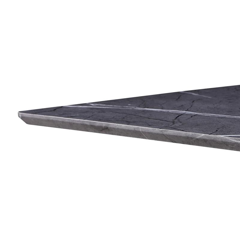 TAHLIA TAVOLO DA BAR MARMO GRIGIO SCURO 70X70X77,5 CM