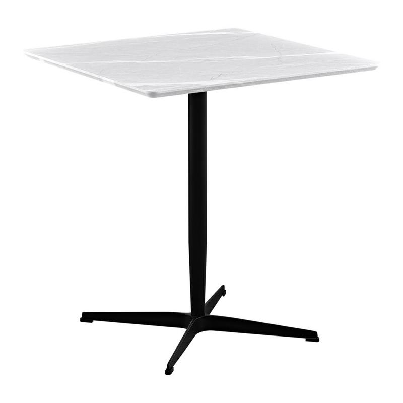 TAHLIA TAVOLO BAR MARMO GRIGIO CHIARO 70X70X77,5 CM