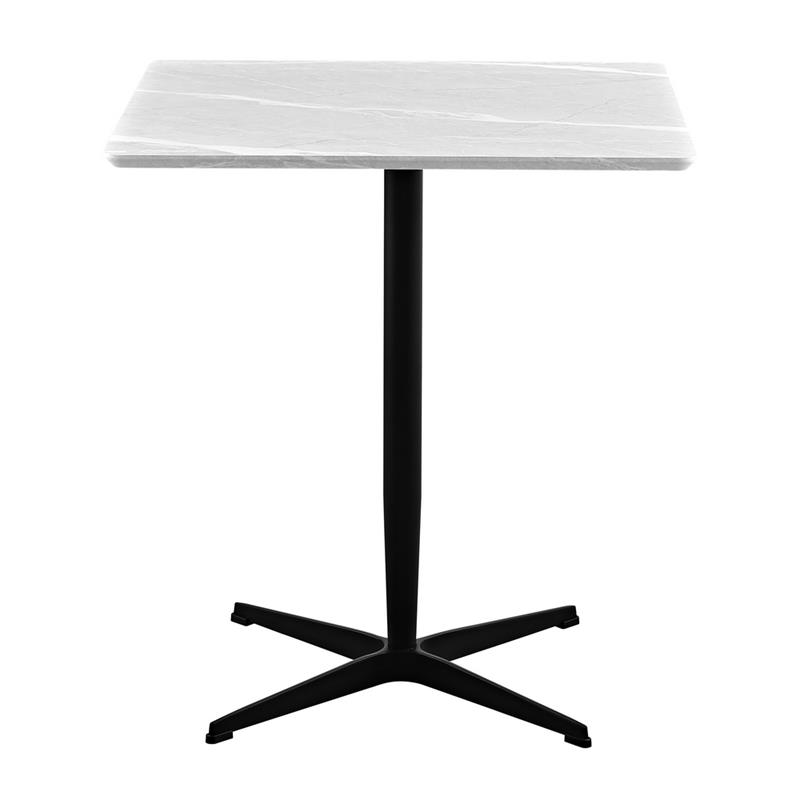 TAHLIA TAVOLO BAR MARMO GRIGIO CHIARO 70X70X77,5 CM