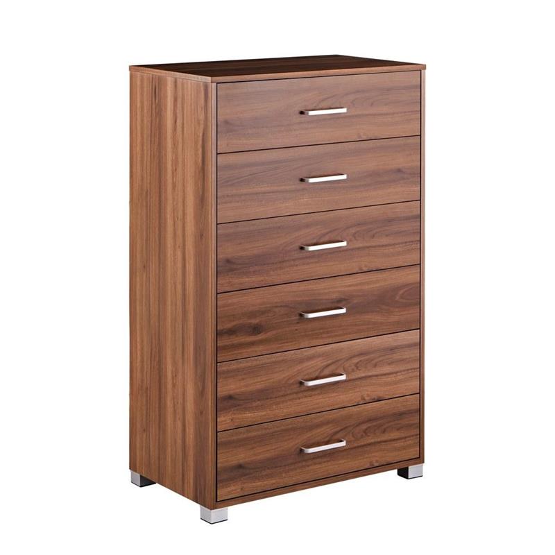 NANCY CASSETTIERA 6C NOCE 68X40X115 CM