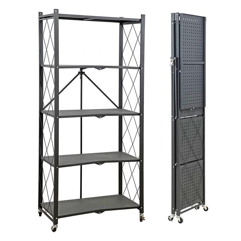 SCAFFALE PIEGHEVOLE 5 NERO