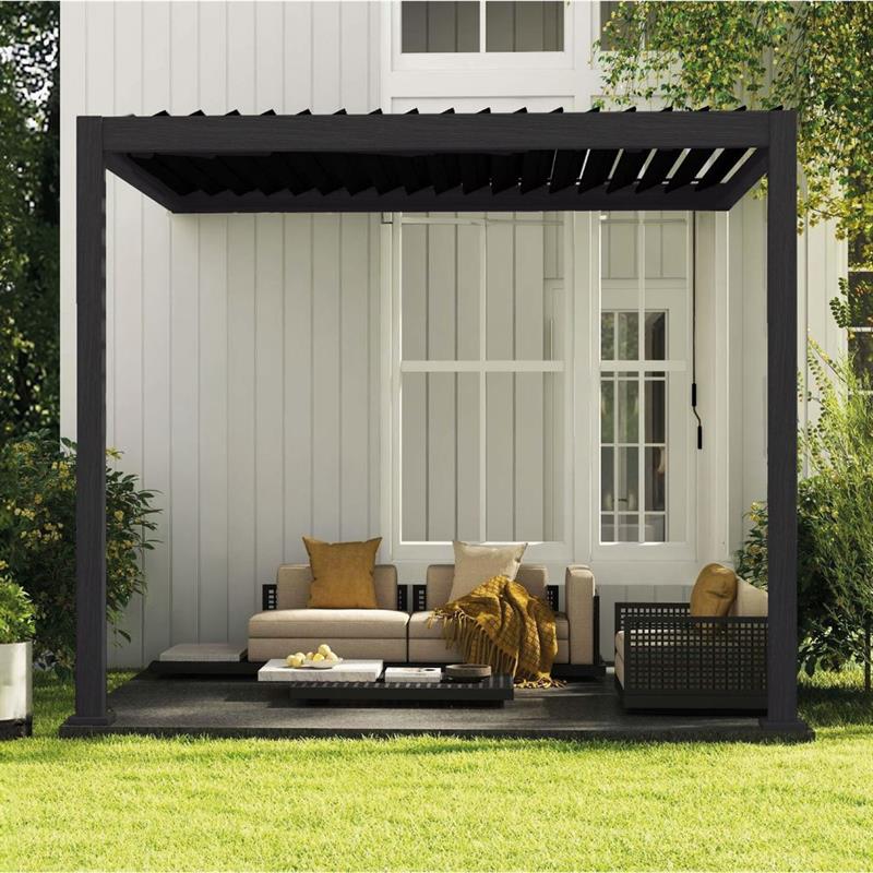 EDEN PERGOLA DA PARETE 3X3 ANTRACITE