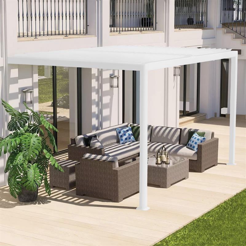EDEN PERGOLA DA PARETE 3X4 BIANCA