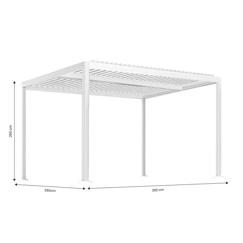 EDEN PERGOLA 3X4 BIANCA