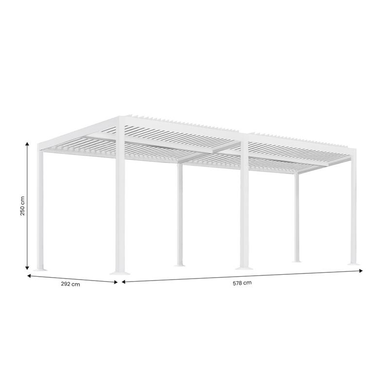 EDEN PERGOLA 3X6 BIANCA