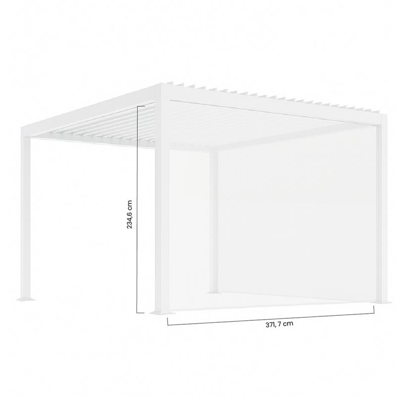 EDEN TENDA BIANCA X PERGOLA 4M