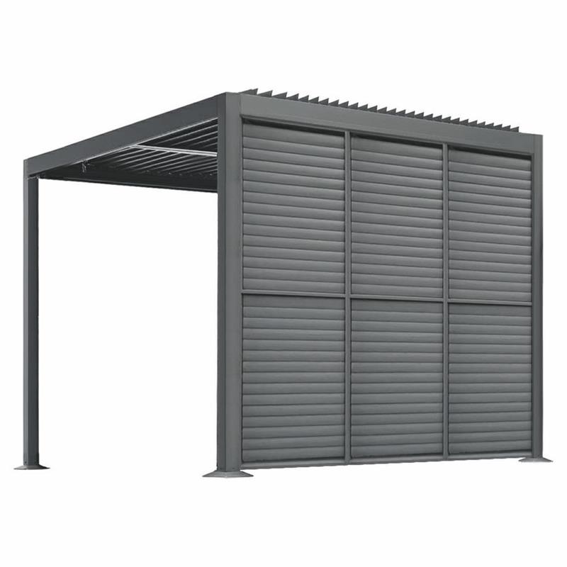 EDEN PERSIANA LATERALE ANTRACITE X PERGOLA 3M