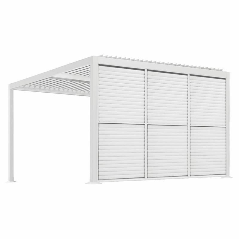EDEN PERSIANA LATERALE BIANCA X PERGOLA 4M