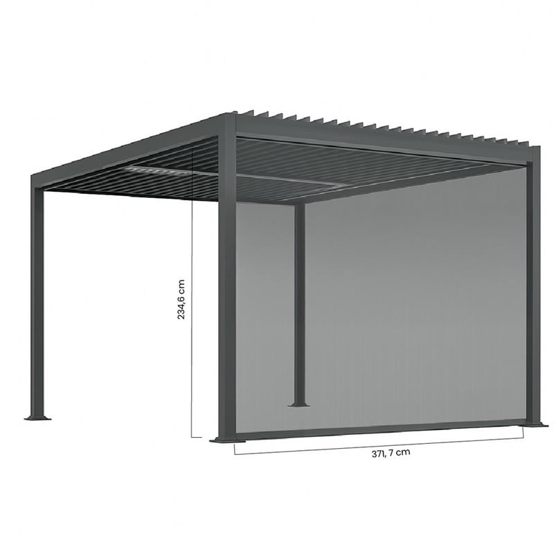 EDEN TENDA ANTRACITE X PERGOLA 4M