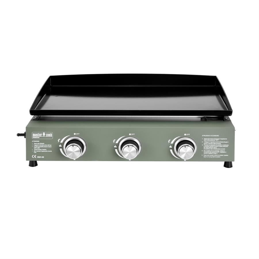 PIASTRA GAS 3 BRUCIATORI GREEN