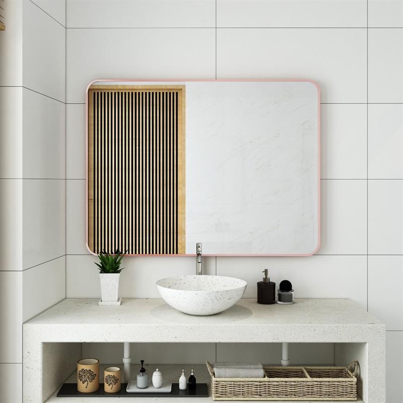 LAY SPECCHIO 70X50 CM ORO ROSA