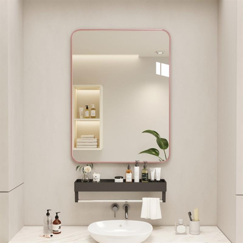 LAY SPECCHIO 70X50 CM ORO ROSA