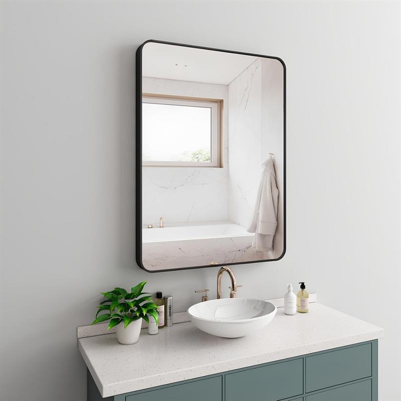 LAY SPECCHIO 70X50 CM NERO