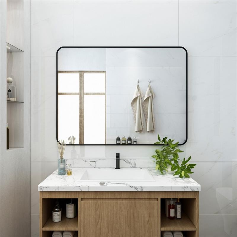 LAY SPECCHIO 70X50 CM NERO