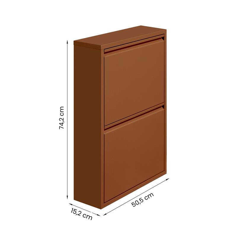 EMY SCARPIERA METALLICA 2A MATTONE 50,5X15,2X74,2 CM