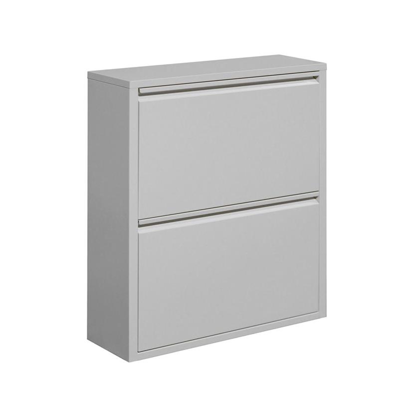 EMY SCARPIERA METALLICA 2A GRIGIO 80X14,2X70,5 CM