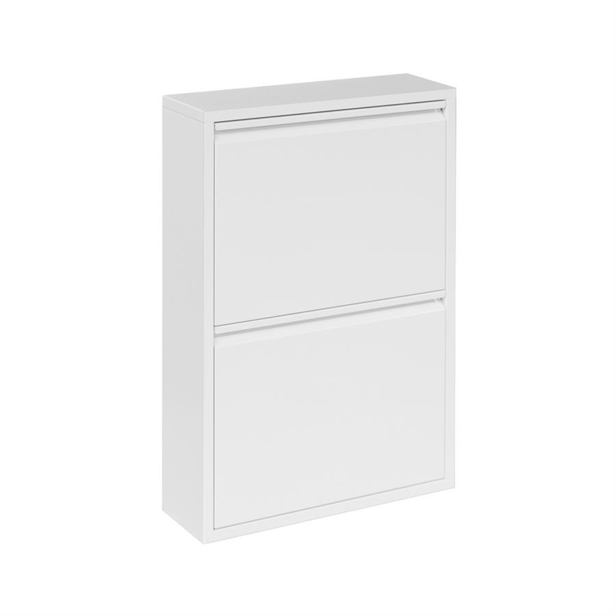 EMY SCARPIERA METALLICA 2A BIANCO 50,5X15,2X74,2 CM