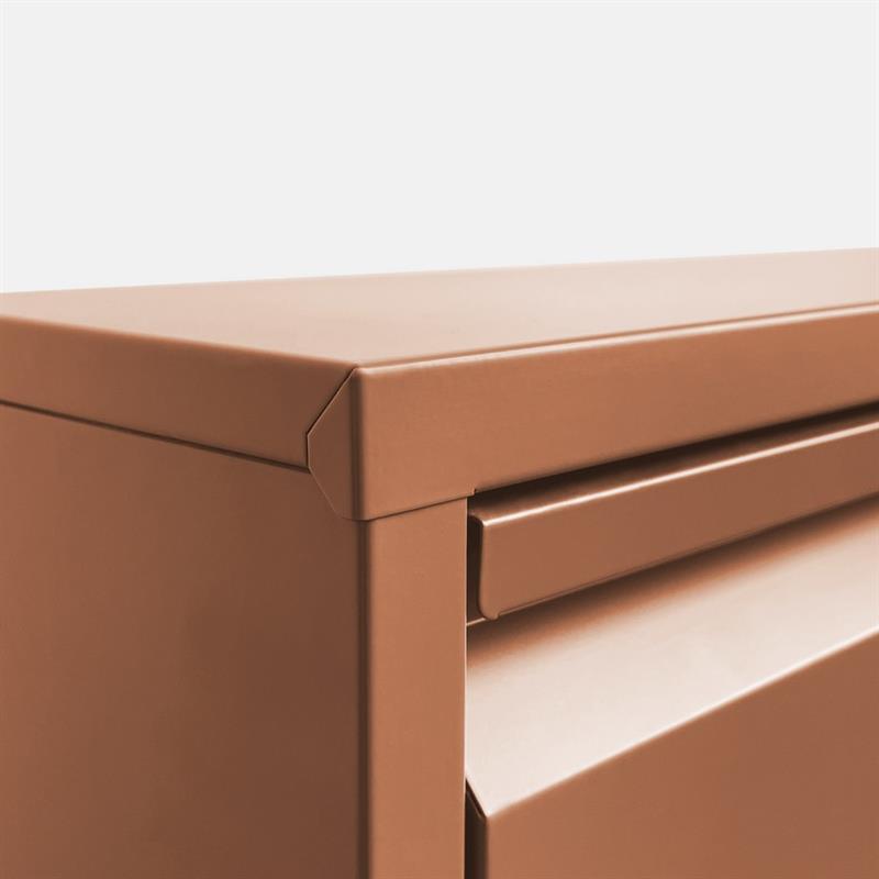 EMY SCARPIERA METALLICA 3A MATTONE 80X14,2X103,2 CM