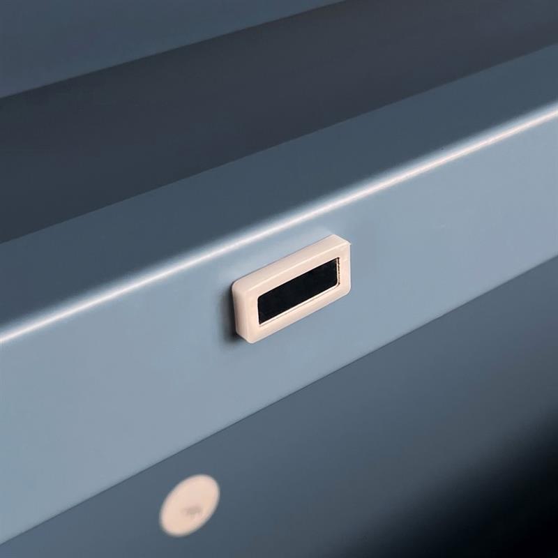 EMY SCARPIERA METALLICA 3A CERULEO 80X14,2X103,2 CM